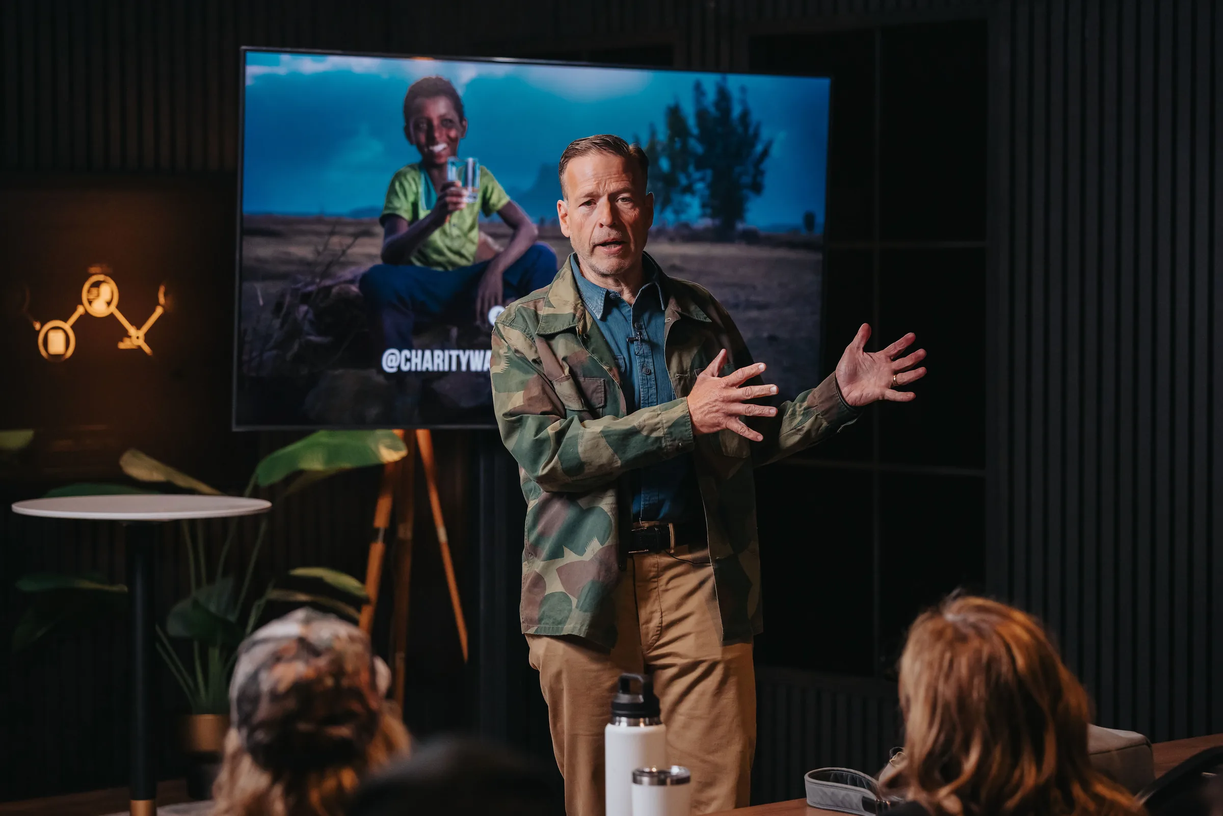 Donald Miller speaking about storytelling and business
